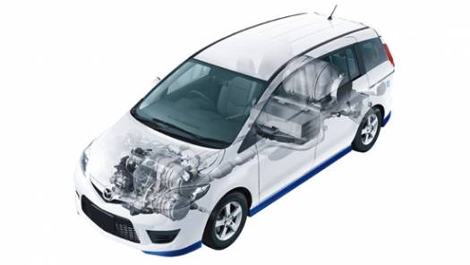 Mazda Hydrogen Car - to be Tested on Japan's Roads