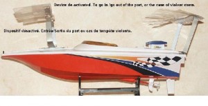 pes wav dv model blades lifted 500 300x154 Francois Kneiders Wave Powered Boat Working Principles