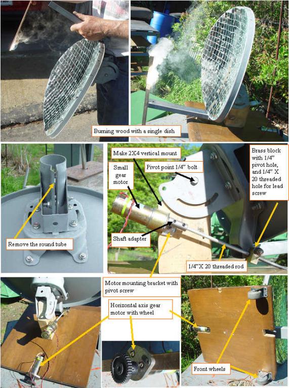DIY How to Build a Solar Furnace from a Satellite Dish The Green