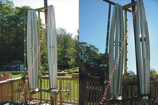 DIY: How to Build a 100W Vertical Axis Wind Turbine From PVC Pipes