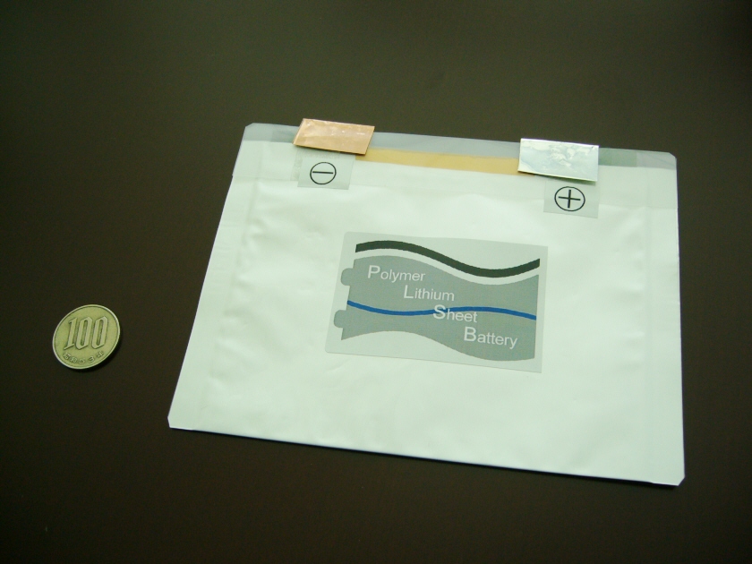 Japanese Flexible Lithium Polymer Battery Developed Using Printing Technology