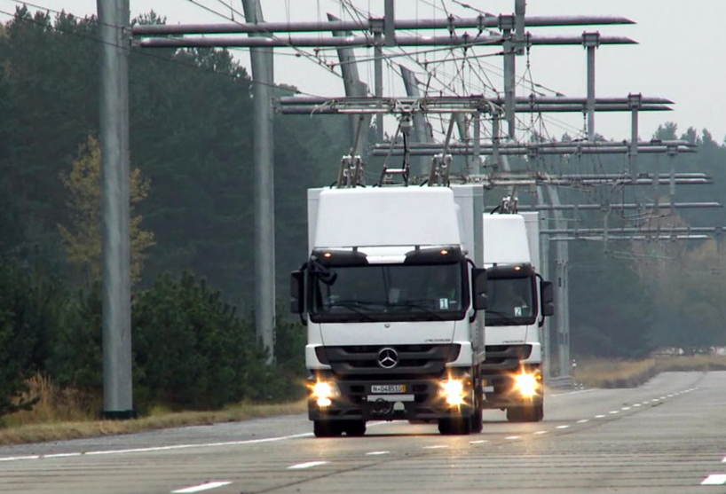 Electric Highway Concept Tested by Siemens' eHighway The Green Optimistic