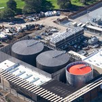 Stanford University's green heating and cooling tanks.
