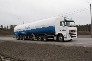 Truck Transporting LNG - Expect to See More of These Soon