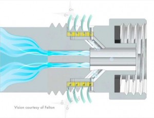 Felton Oxijet Insert Makes ANY Shower Head an Aerated Shower Head, Saving Water and Your Shower