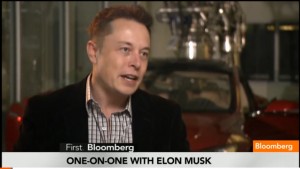 Tesla Motors CEO Elon Musk in Bloomberg TV Interview