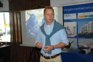 Jeremy Rowsell Explaining His Flight Plans Using Only Recycled-Plastic Fuel