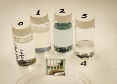 Georgia Institute of Technology's Organic Solar Cell, Before and After Recycling