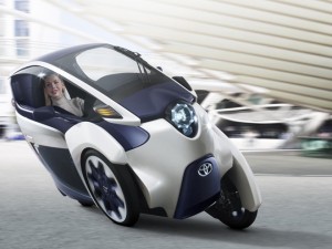 Toyota i-Road Concept Shown at the Geneva Motor Show