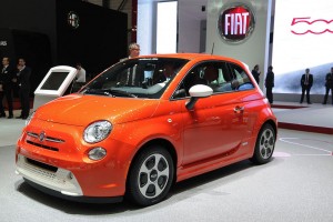 Fiat 500e is an All-Electric Version of the Popular Fiat 500 Series, so Far Only Available In California