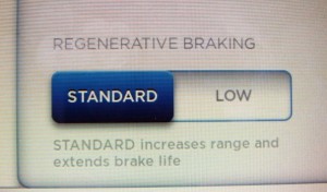 Tesla Model S Regenerative Braking