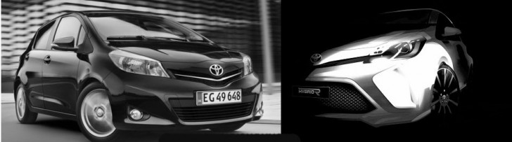 2012 Toyota Yaris vs Toyota Hybrid-R Concept