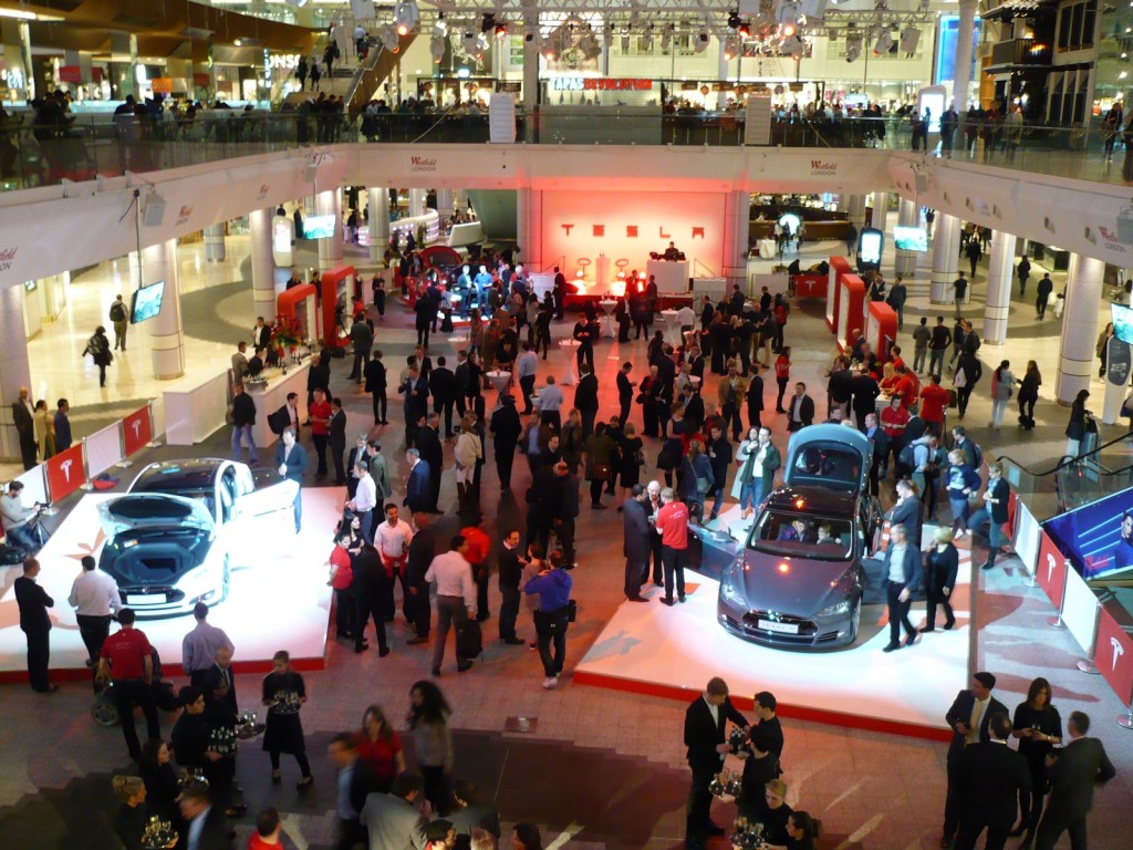 First Tesla Motors Store in UK, Elon Musk Speaks