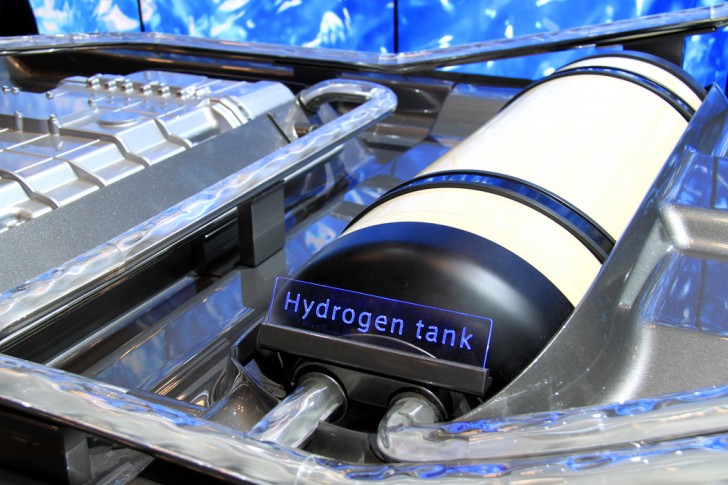 Toyota Hydrogen Fuel Cell Technology, Seen at the 2014 New York International Auto Show