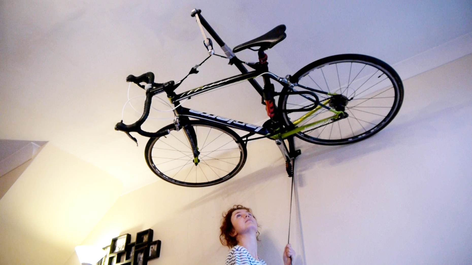 ceiling bicycle rack