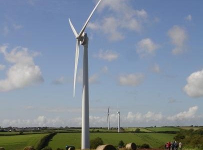 Direct drive wind turbines like these are growing in popularity.